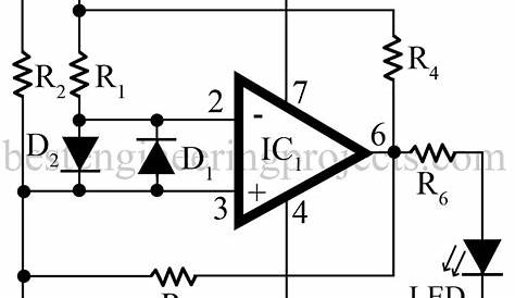 741 op amp circuit diagram