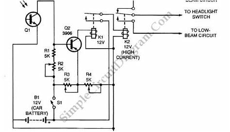 Automatic Headlight Dimmer, Safe Yourself and Others – Simple Circuit