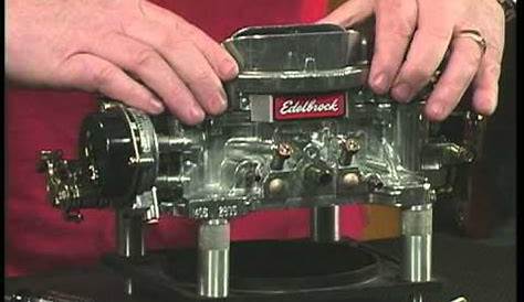 how to identify edelbrock carburetor model