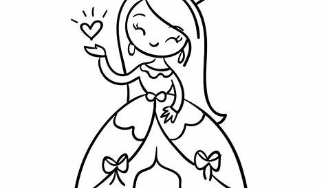 The Cutest Princess Coloring Pages for FREE! | Princess coloring pages