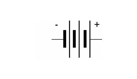 circuit diagram symbol for a battery