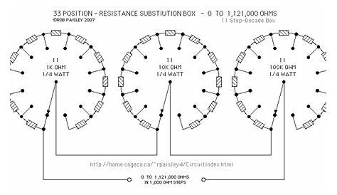 decade resistance box circuit diagram