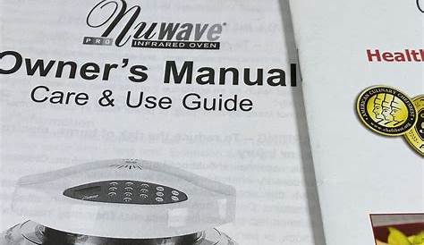 nuwave pro infrared oven manual