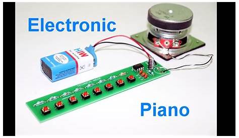 Electronic Piano Circuit Using 555 Timer | See More...