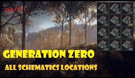 [Generation Zero] All Schematics Locations - Apparel Upgrades - Part 1/