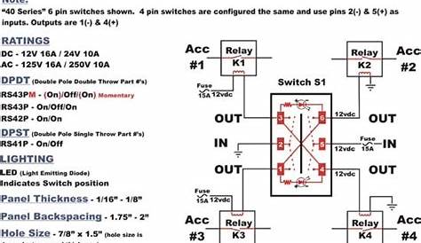 6 Pin Switch Wiring