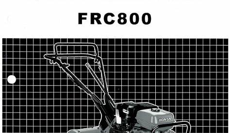 Honda FRC800 Tiller Shop Manual