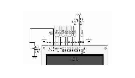 Circuit Diagram of LCD Display | Download Scientific Diagram
