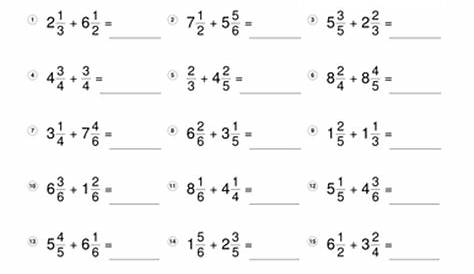 multiple choice fraction worksheet