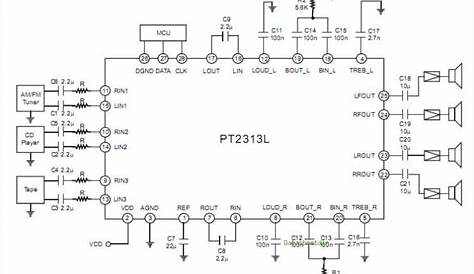 pt2313l circuit diagram