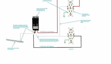 2 pole gfci breaker wiring diagram no neutral