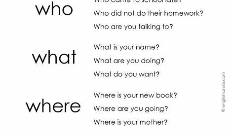 question word worksheets k5 learning - wh question words worksheet for