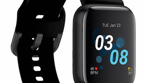 I Touch Itouch Air 3 Touchscreen Smartwatch Fitness Tracker: Black Case