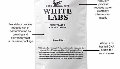 white labs yeast chart