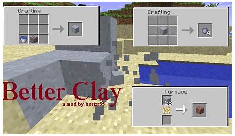 where do i find clay in minecraft