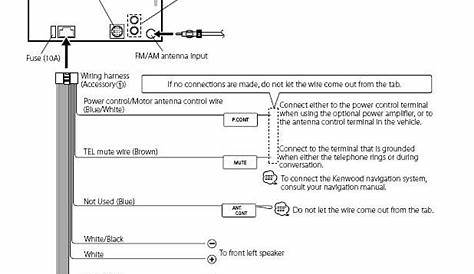 kenwood radio wiring harness diagram