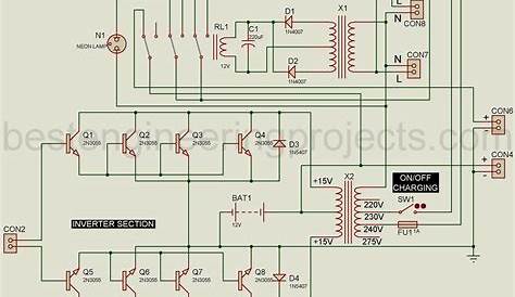 Offline UPS Circuit - Engineering Projects