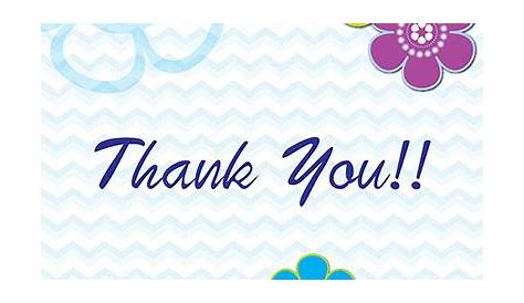 thank you card printables