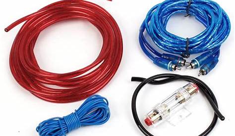 Vehicle Car Auto Amplifier Audio Power Cable Cord Kit Set | Walmart Canada