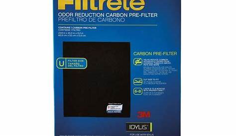 filtrete hepa filter size chart