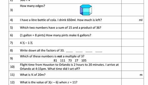 math worksheet org answer key
