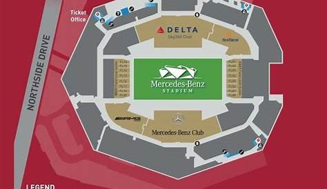mercedes benz atlanta stadium seating chart