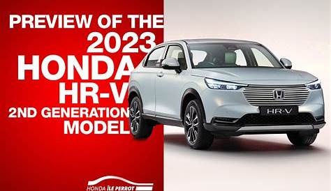 Preview of the 2023 Honda HR-V Second Generation Model