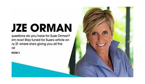 suze orman questions and answers