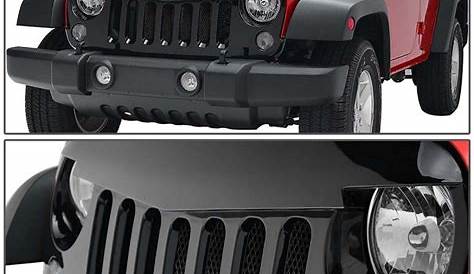 black grill for jeep wrangler