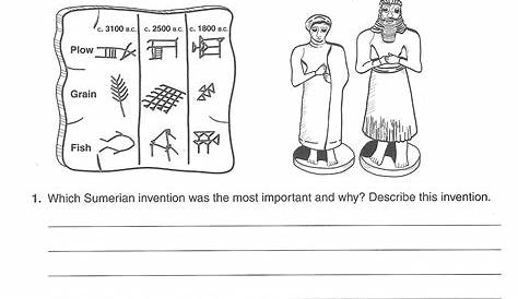 history worksheets for 6th grade