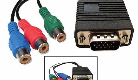 component video to vga cable