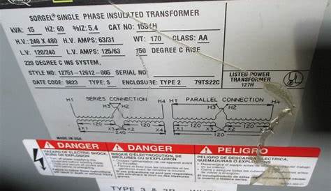 480 to 120 transformer wiring diagram