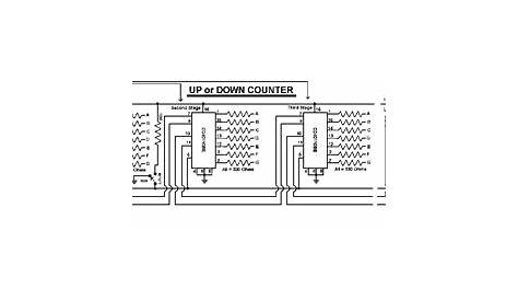digital up down counter circuit diagram