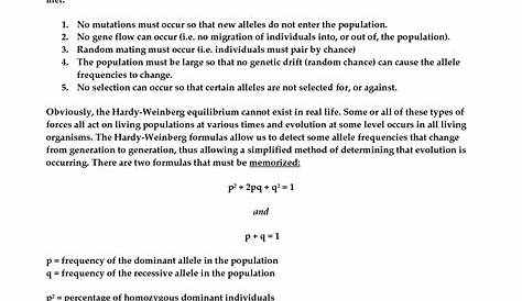 hardy weinberg practice problems worksheets