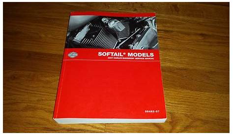 harley softail service manual