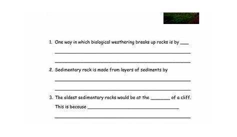 Sedimentary Rocks | Teaching Resources