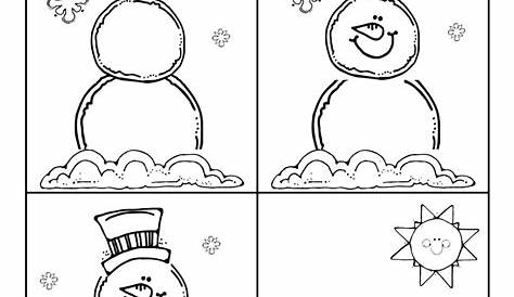 snowman short story printable