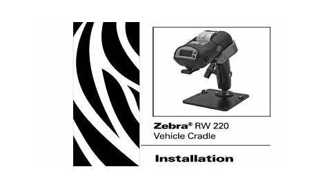 Zebra RW 220 User's Manual | Manualzz