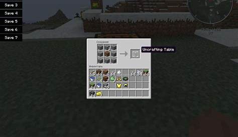 uncrafting table mod
