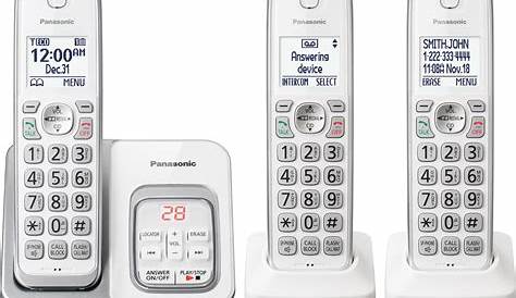 Panasonic KX-TGD533W DECT 6.0 Expandable Cordless Phone System with