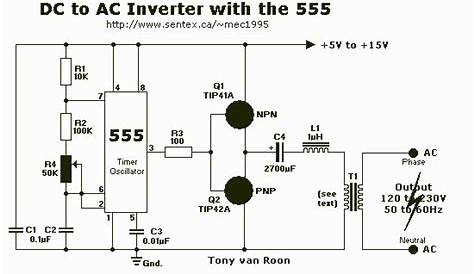 dc ac inverter schematic