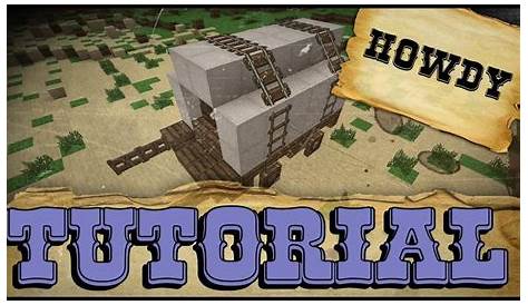 Minecraft Tutorial: Old covered wagon [german] - YouTube