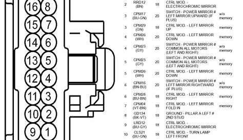 mirrors for ford remote wiring diagram