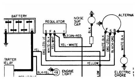 ford pinto starter diagram