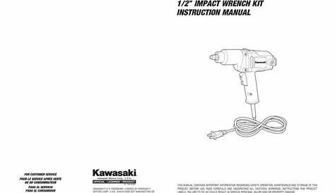 KAWASAKI 840051 INSTRUCTION MANUAL Pdf Download | ManualsLib