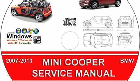 MINI COOPER, S & CONVERTIBLE SERVICE REPAIR MANUAL ON CD 2007 2008 2009