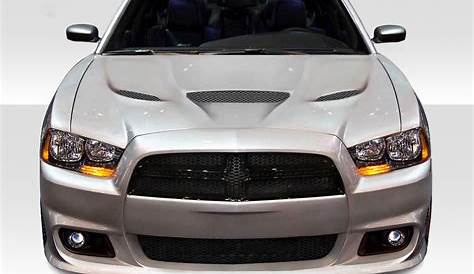 Fiberglass+ Hood Body Kit for 2013 Dodge Charger - 2011-2014 Dodge