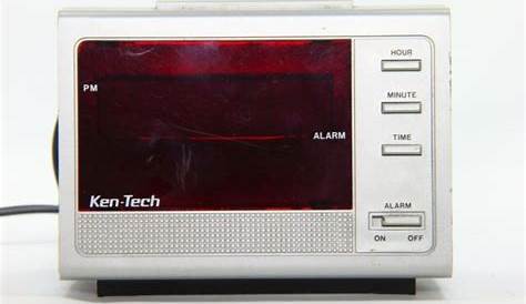 Ken-Tech T-4200 Alarm Clock | eBay