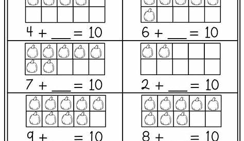 Ten Frame Pumpkin Patch! | Math worksheets, Kindergarten math
