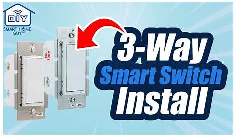 DIY 3-Way Switch GE / Leviton Smart Switch Installation (Z-Wave) - YouTube
